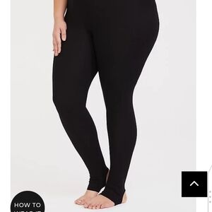 🆕 1X STIRRUP INSET BLACK - PREMIUM LEGGINGS